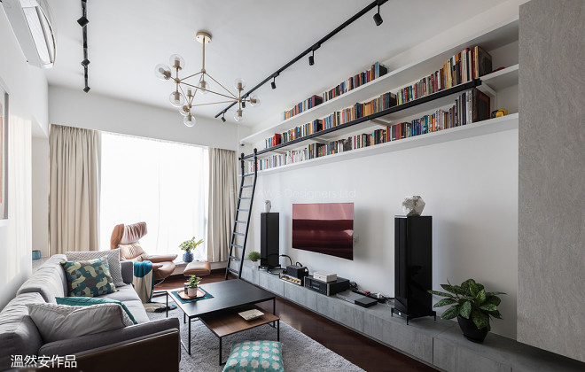 香港82㎡现代轻工业风格住宅  溫然安-3