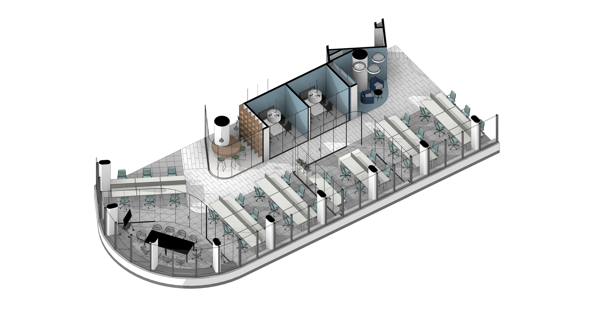 国际金融组织办公室设计丨T+T Architects-27