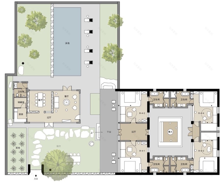 燕山宿集2号院,4号院,5号院丨中国河北丨杭州观堂室内设计有限公司-34