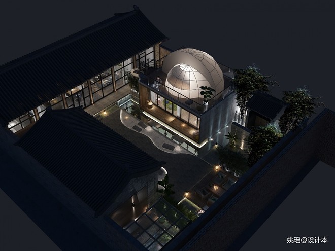 偶得家民宿休闲空间400平米装修案例丨中国北京-14