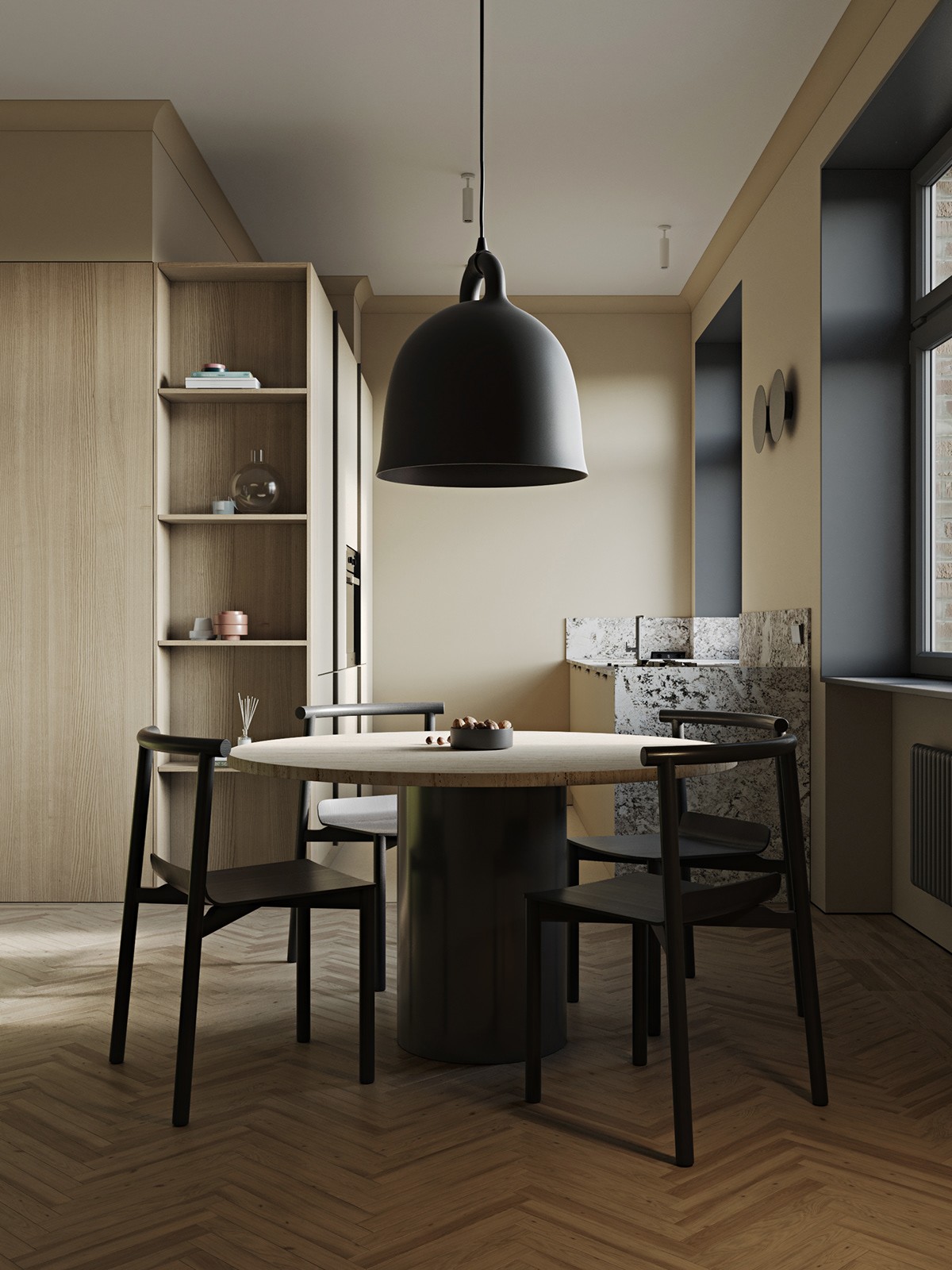 乌克兰基辅--现代清新质感公寓-10