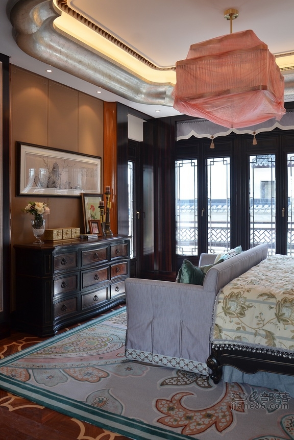 戴昆设计·苏州桃花源203样板间-41