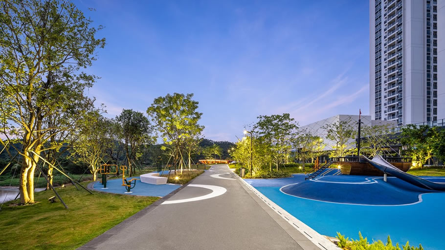 深耕村滨河带景观项目丨深汕景观园林工程公司-5