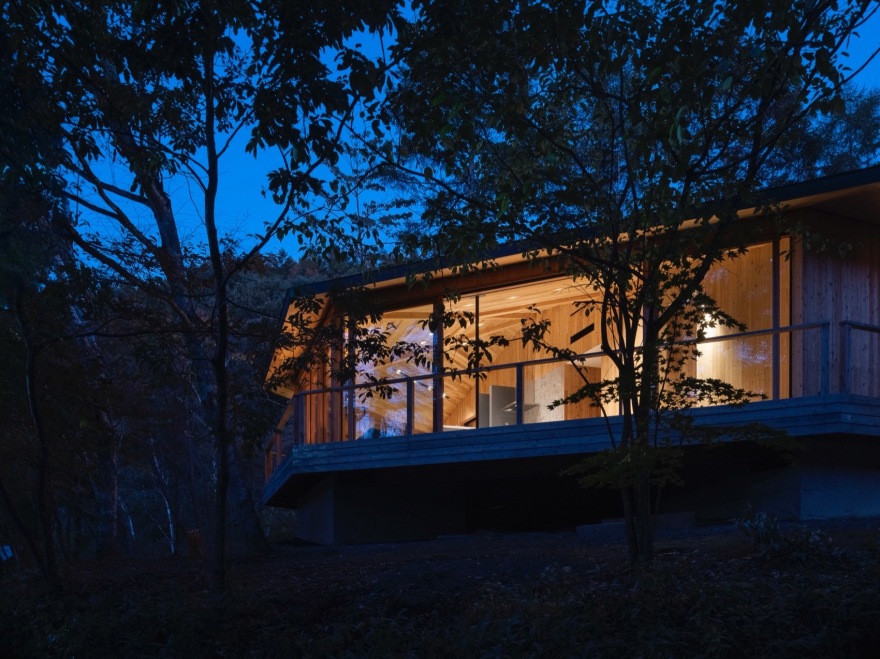 轻井泽山居丨日本长野丨Naoi Architecture-33