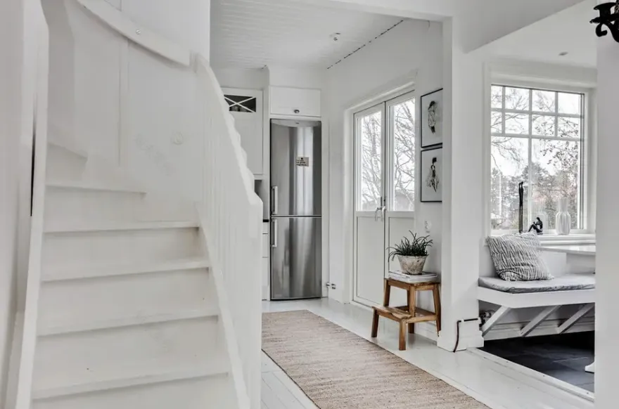 斯堪的纳维亚风格公寓,半开放式卫浴设计-9