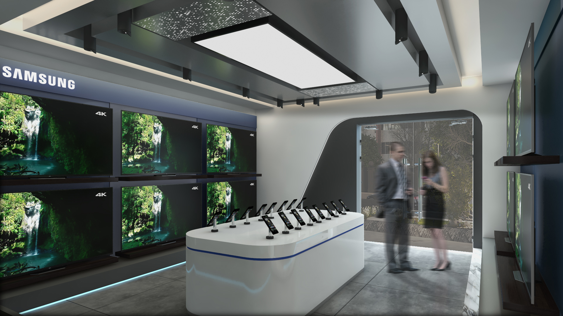 Etronic 电子产品展厅设计丨埃及开罗-10