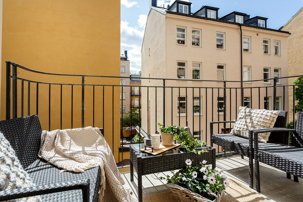 斯德哥尔摩 90 平米全白公寓,极简优雅风设计-17