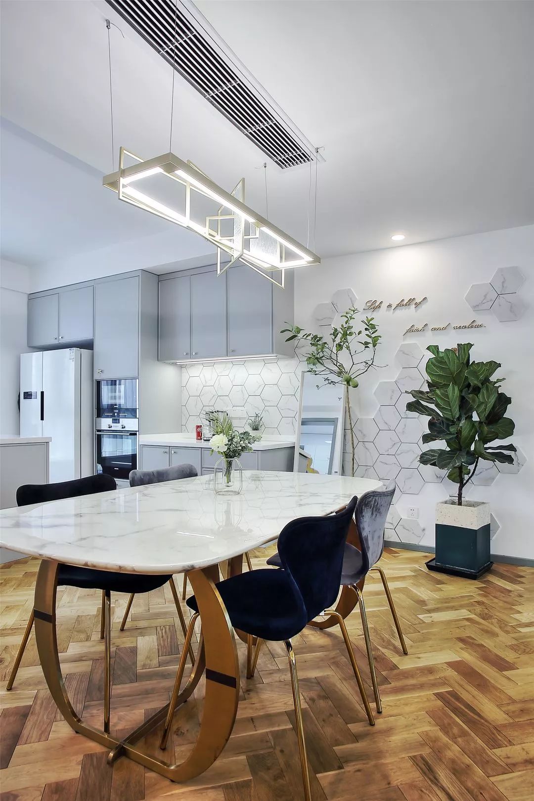 160㎡三口之家的轻奢生活  亦帆装饰设计-43