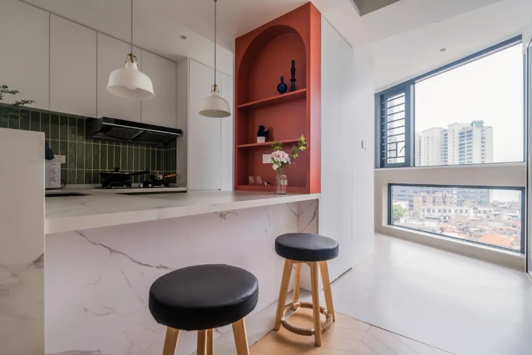 70㎡海景老房惊艳变身丨厦门磐石空间设计-62