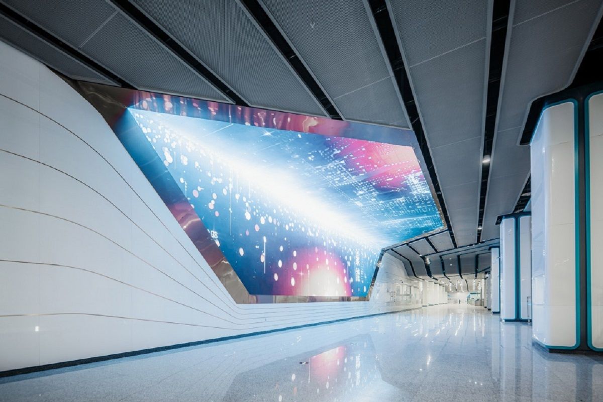 地心引力下的未来城市想象——成都地铁 18 号线站台设计-10