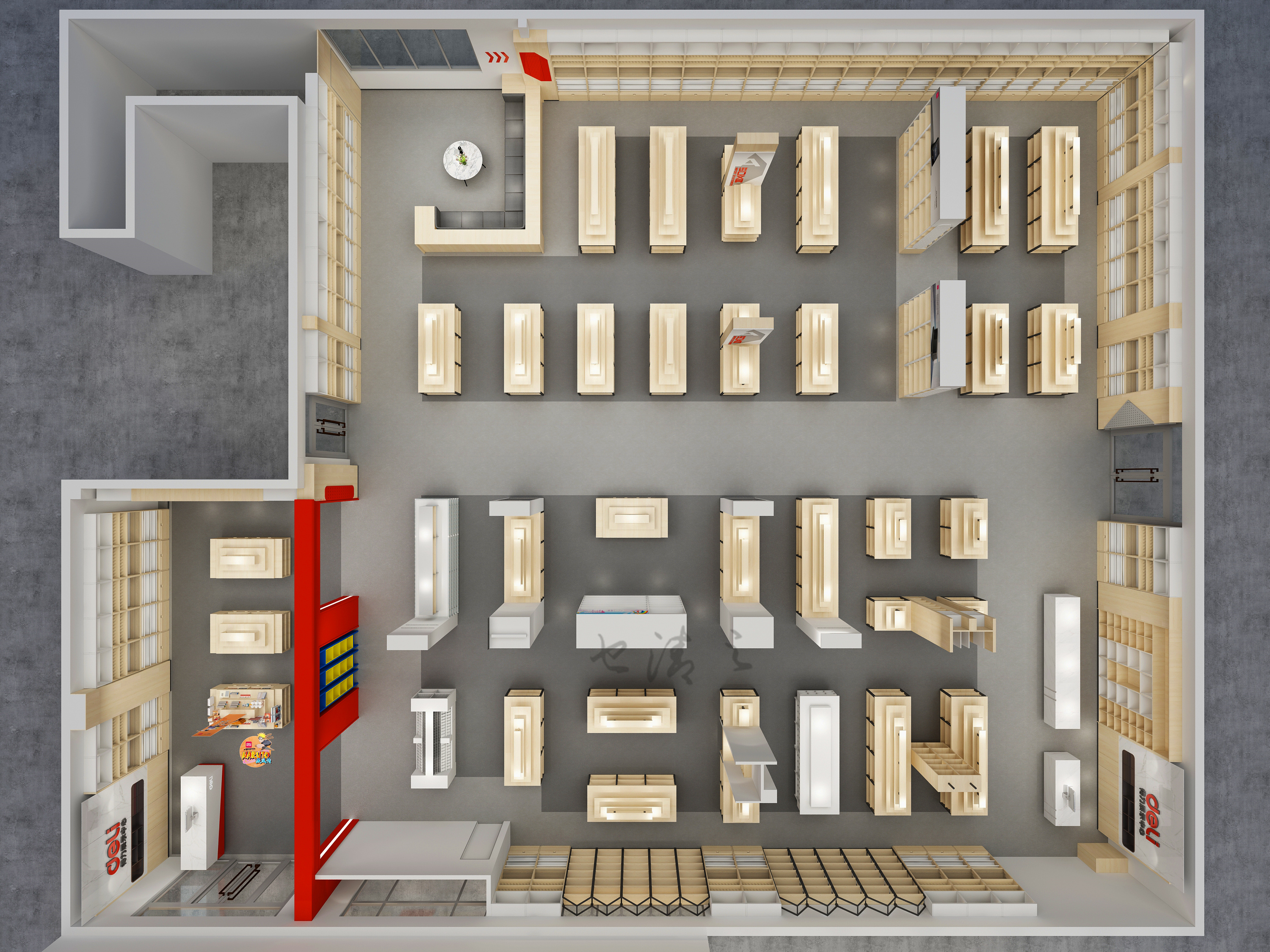 得力文具展厅设计-9