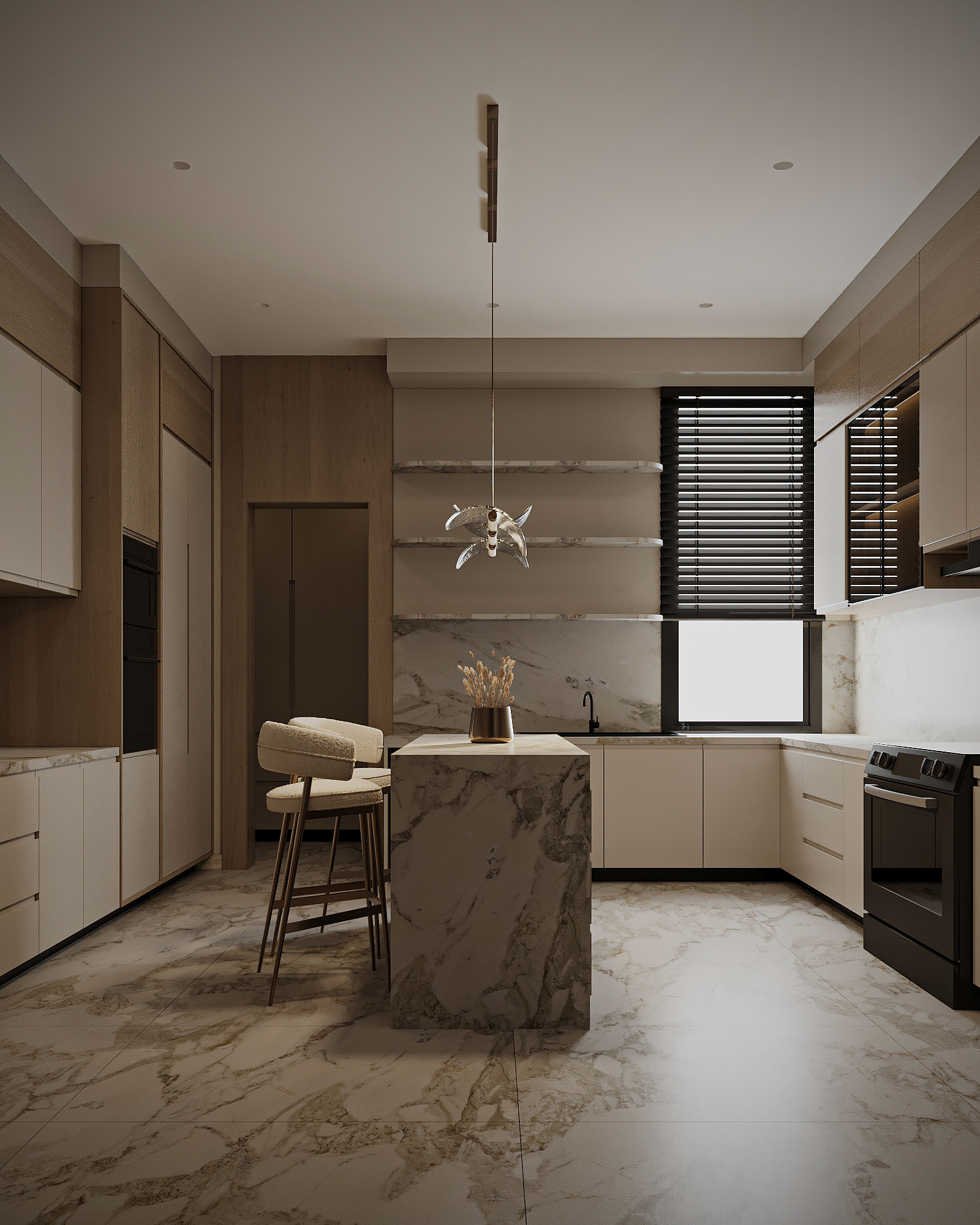 现代厨房设计-0