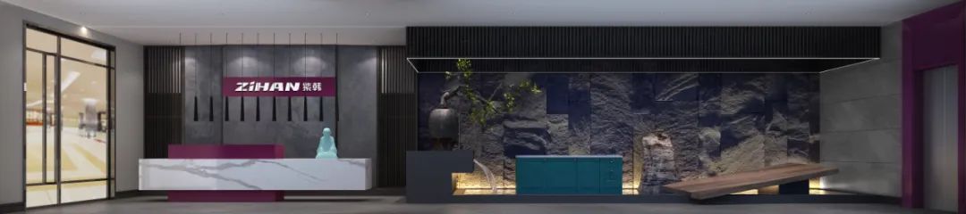 紫韩不锈钢厨柜生活馆 | 现代中式挑空展厅，演绎生活美学-11