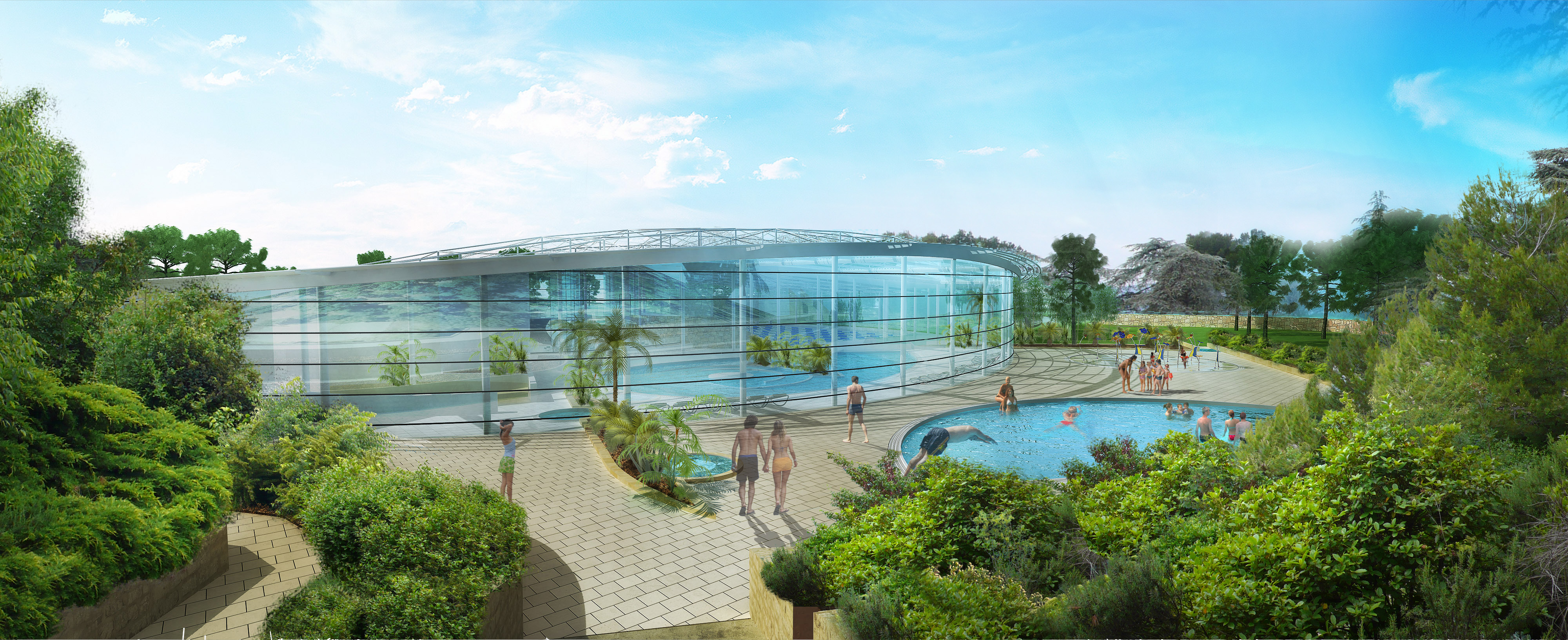 Aquatic Centers & Pools - 3D Visualization (Archive)-5