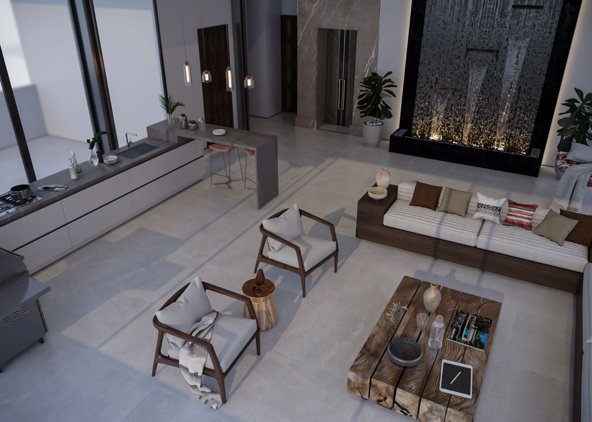 屋顶设计现代工业风格-7