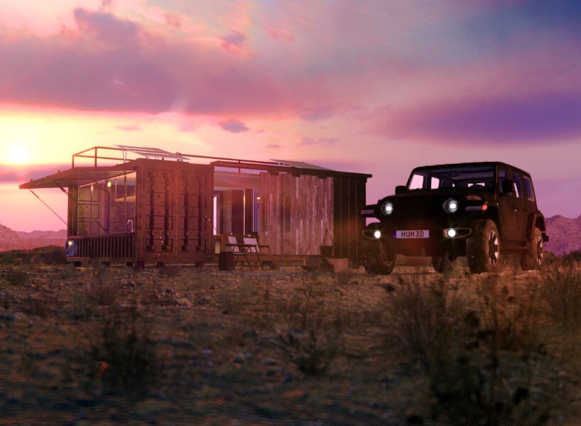 Jeep 集装箱房屋 | 可建在任何地方的太阳能移动住宅-20