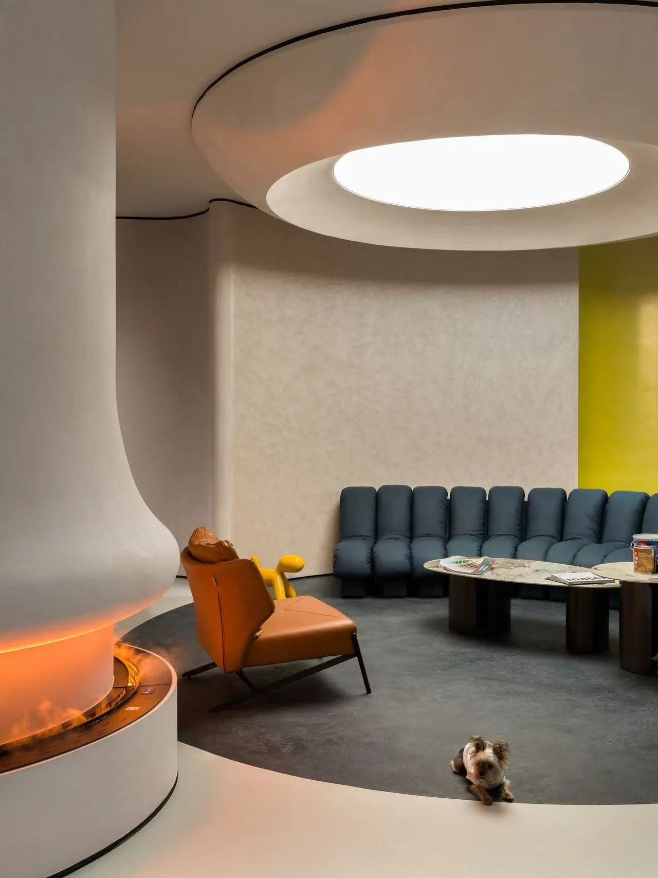 胡同儿“艳遇”,芬琳漆涂料展厅丨北京奈凡设计事务所-0