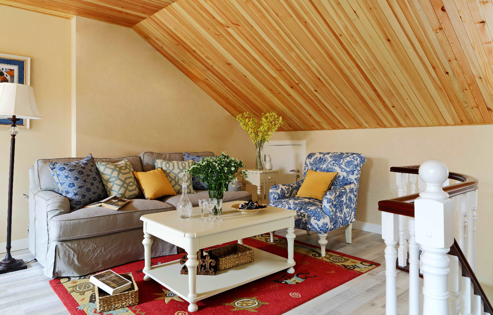 山语城 C2 样板间 | 美式田园风格挑空之家-36