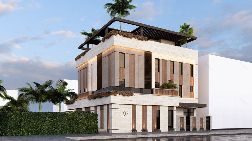 科威特现代当代别墅-1