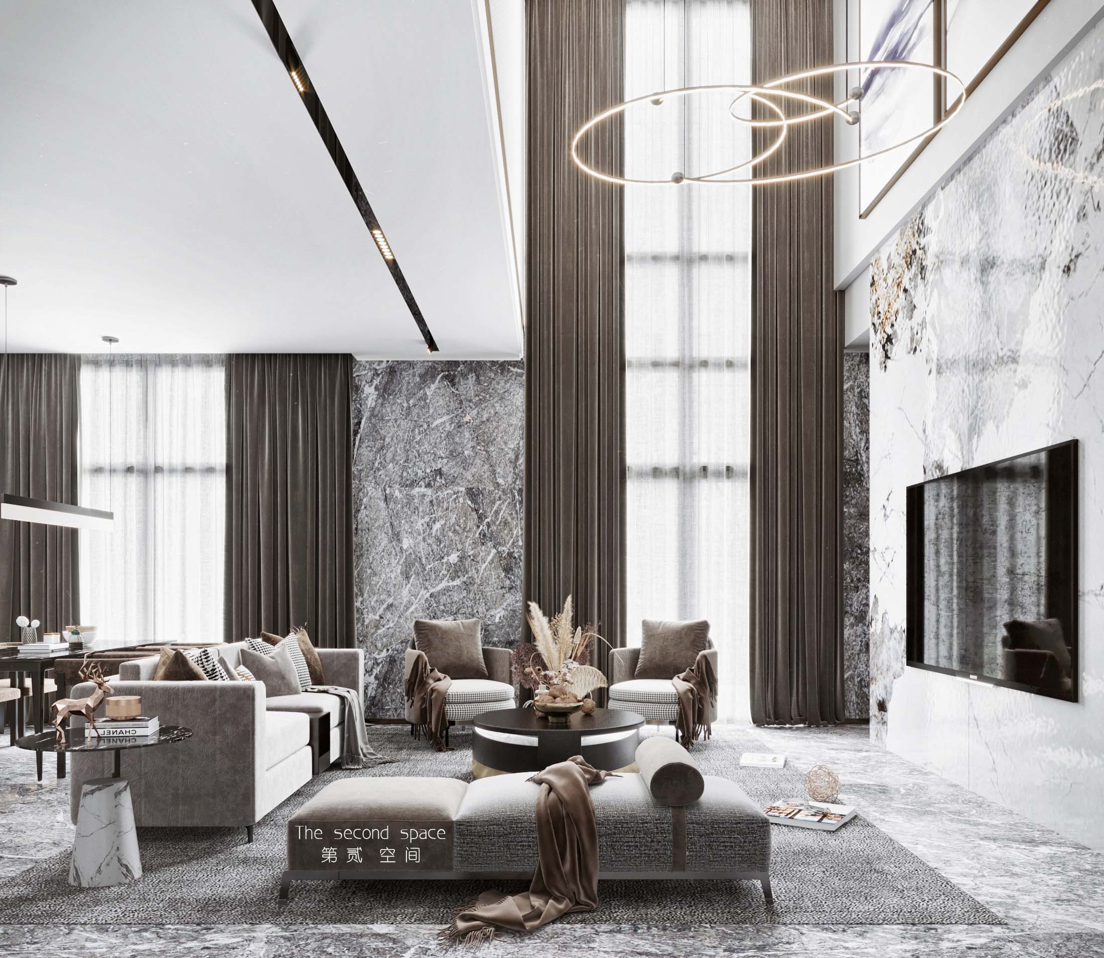 极致轻奢「第贰空间」——3DMAX 2014 与 Corona5.0 的完美融合-2