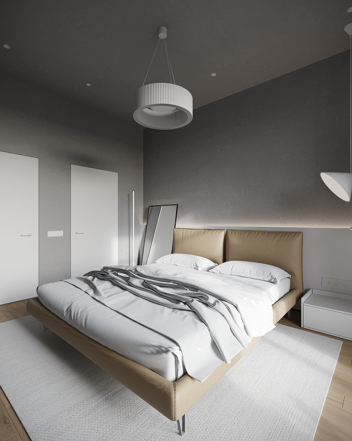 原木与灰白打造的素雅治愈空间-20