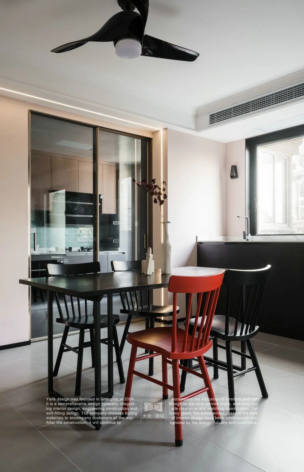 上海 102 平北欧风之家,粉色++ 白色++ 黑色大胆用色,储物空间超强-66