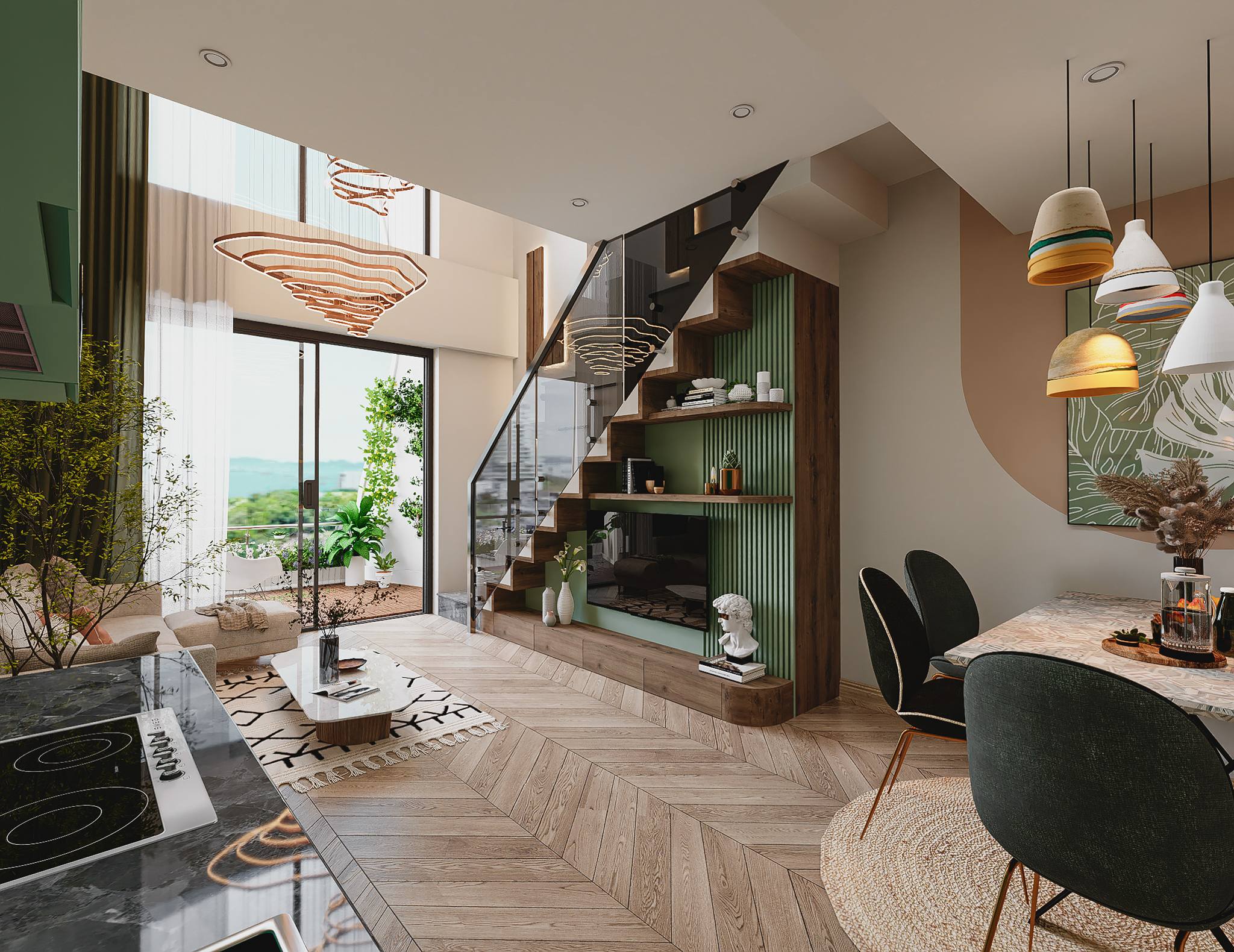 Sketchup公寓室内模型丨Xuan Truong-3