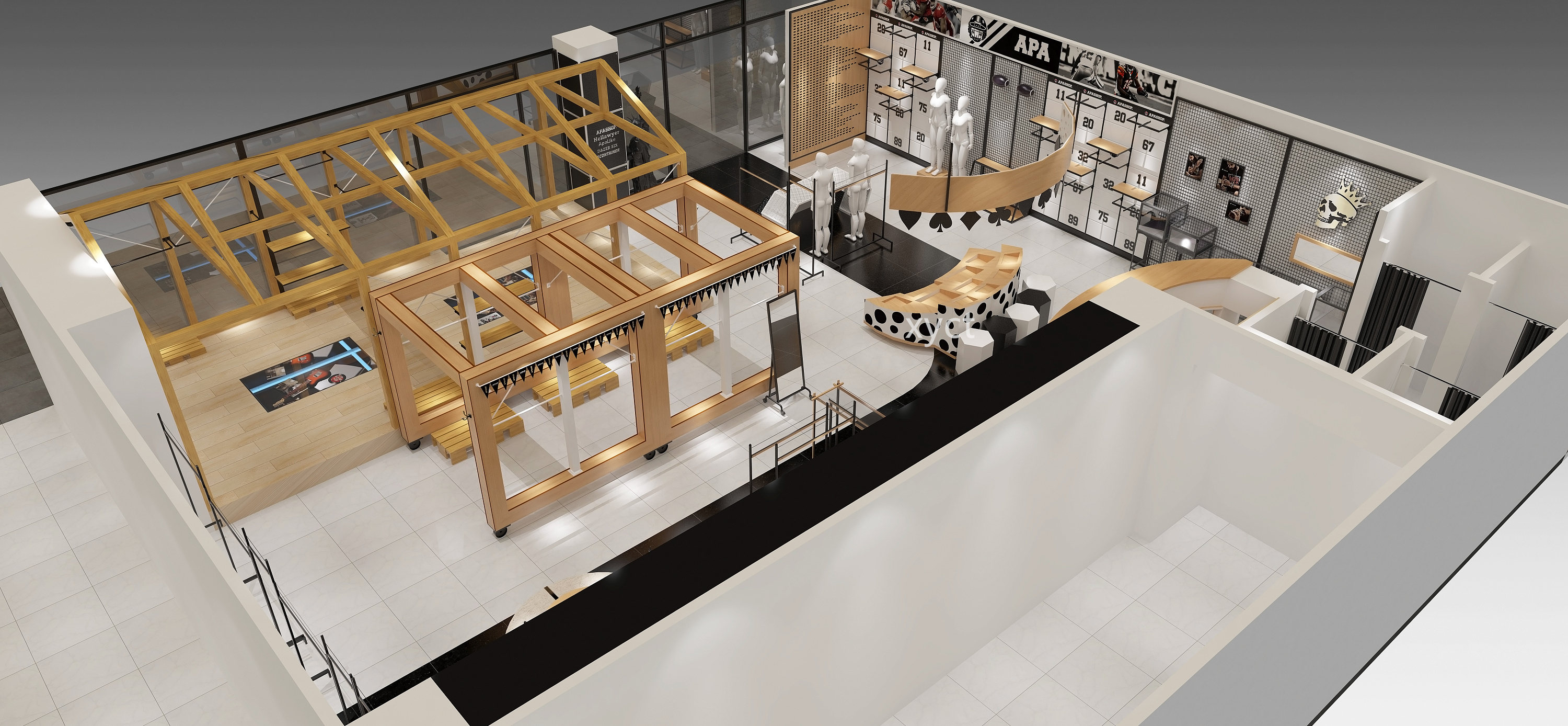 工装&艾普玛潮流艺术商店APMAR 店铺效果图-6