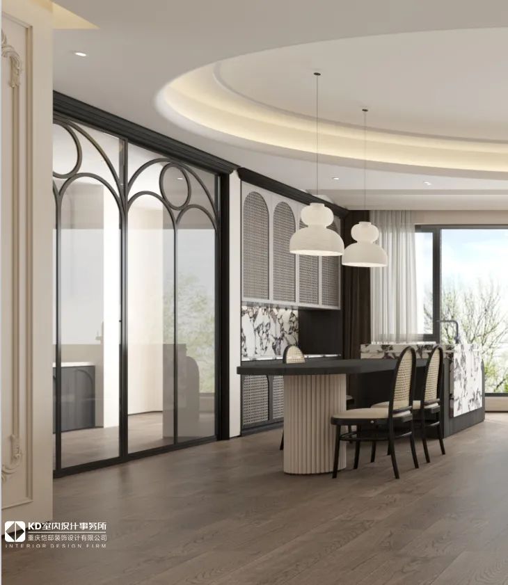 壹号半岛南洋复古风私宅丨中国重庆丨KD 室内设计事务所-38