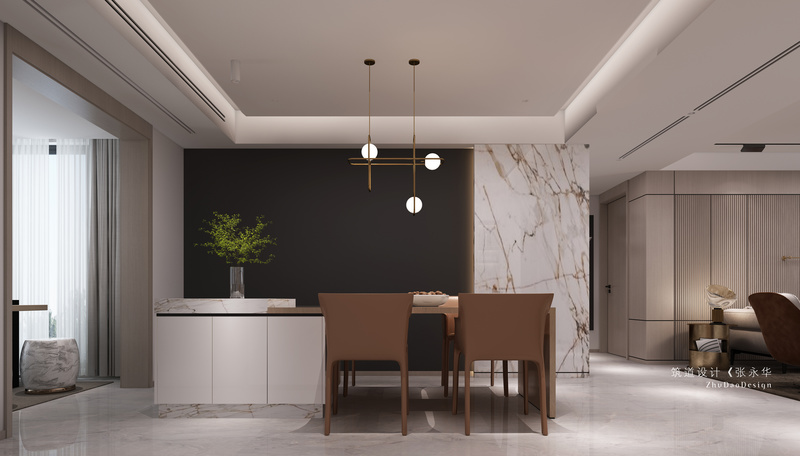 筑道设计丨丛林印象 | 现代风格家装的艺术魅力-13