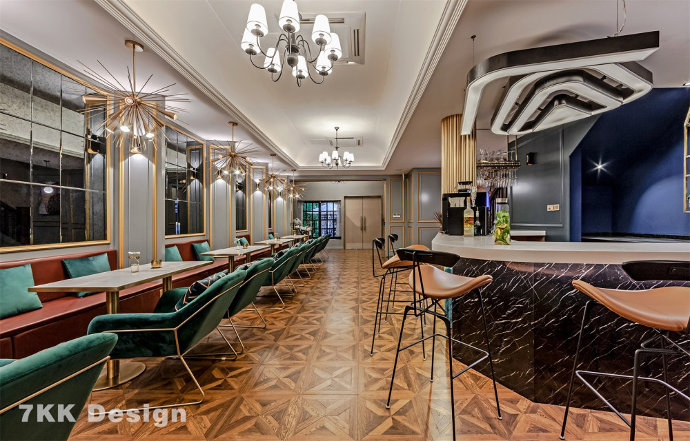 魔都老洋房艺术会所,复古与轻奢的完美融合-15