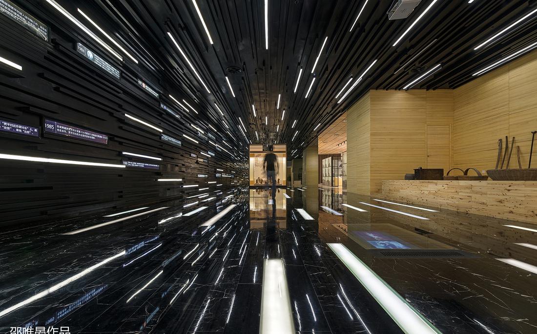 贾平凹文化艺术馆 | 竹工凡木设计研究室的现代艺术空间-10