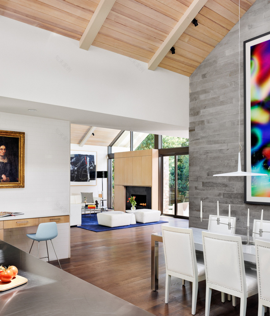 奥斯汀湖住宅 | 返璞归真的轻浮与稳固-23