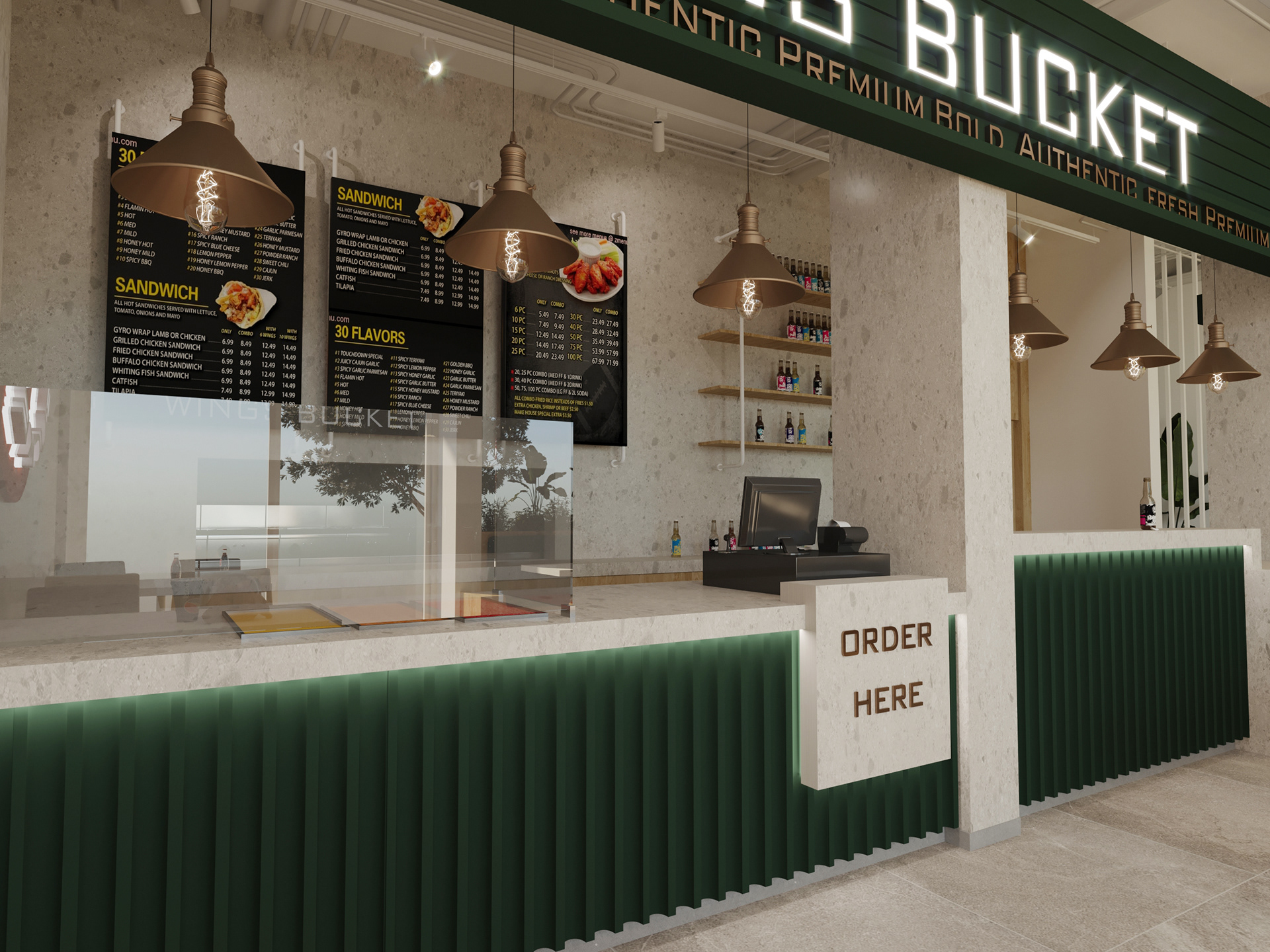 Wings Bucket 餐厅设计丨约旦扎尔卡-8