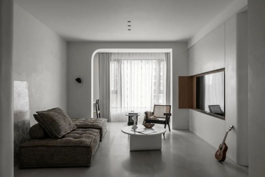 123㎡极简私宅,塑造空间艺术特质丨逅界设计-15