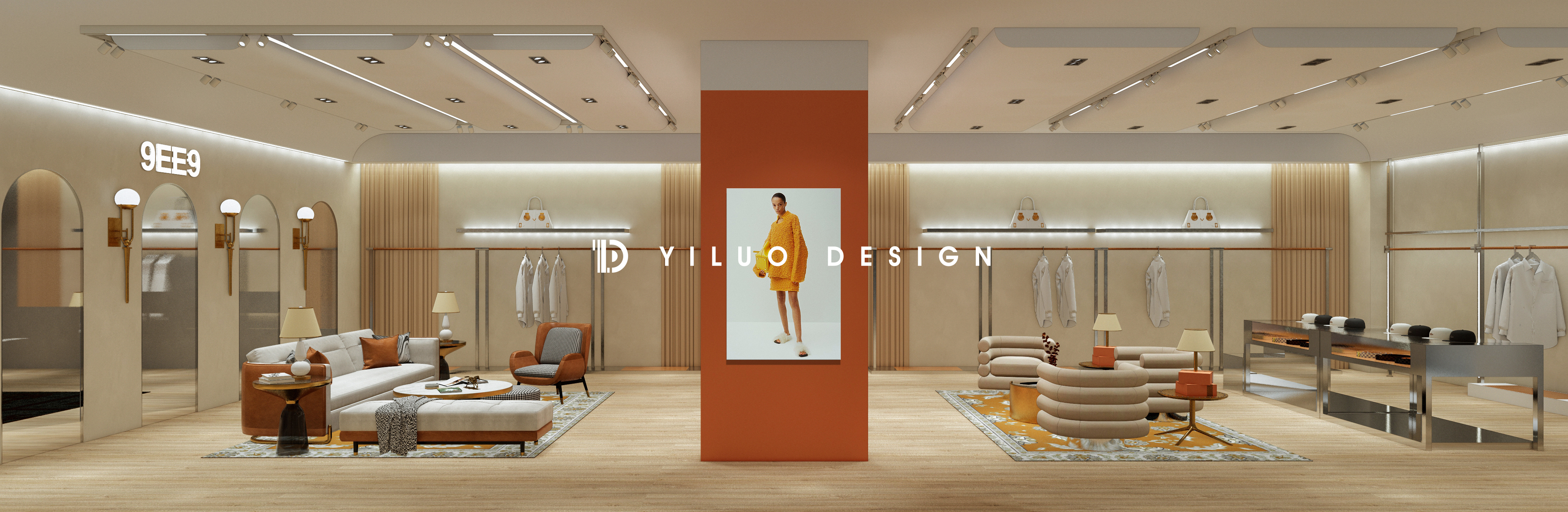9EE9 服装精品集合店形象设计丨蒙古丨YLD STUDIO-17