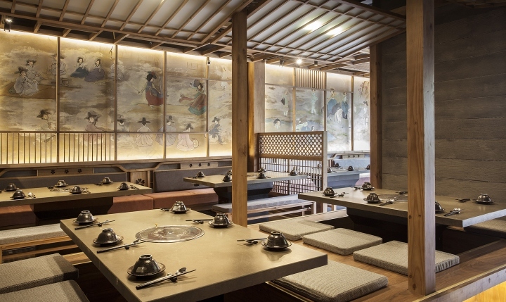 由 Design Plus 设计的 K·达克韩国餐厅,胡志明市——越南-13