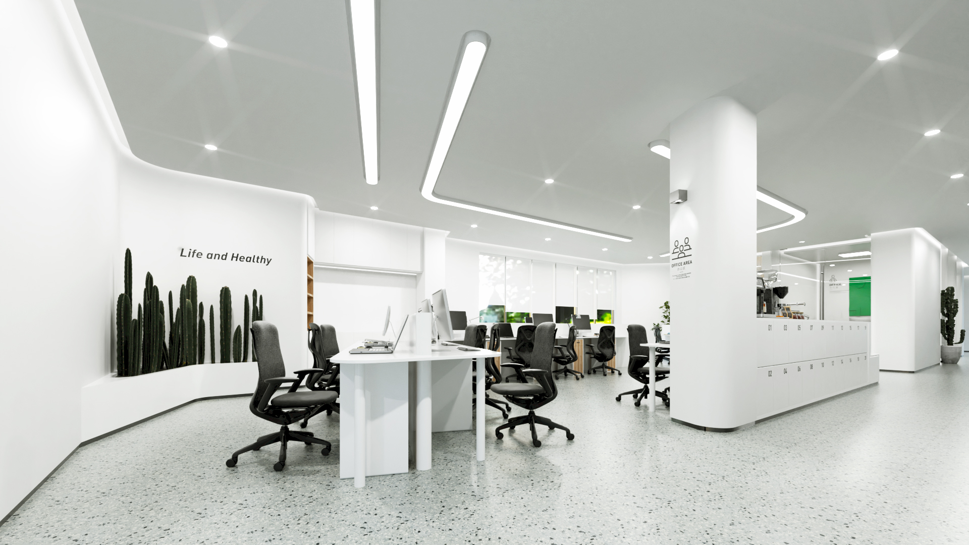 一个生物细胞公司的办公空间设计！-7