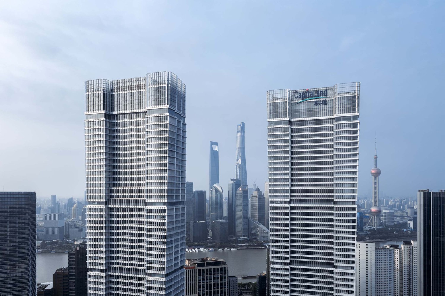 Raffles City The Bund 办公建筑设计丨中国上海丨Pelli Clarke & Partners-26