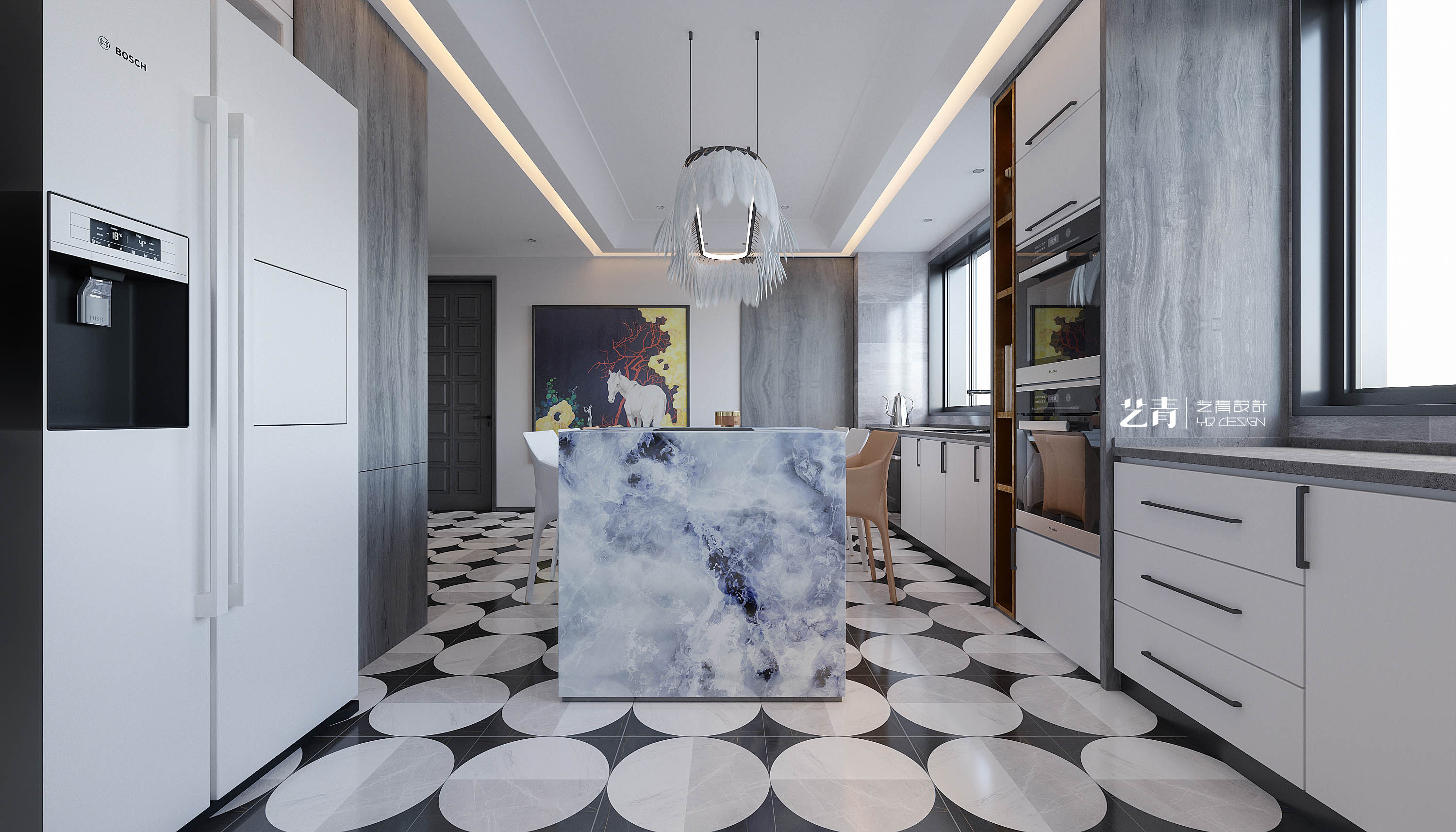 简约现代风未来方舟大平层-12