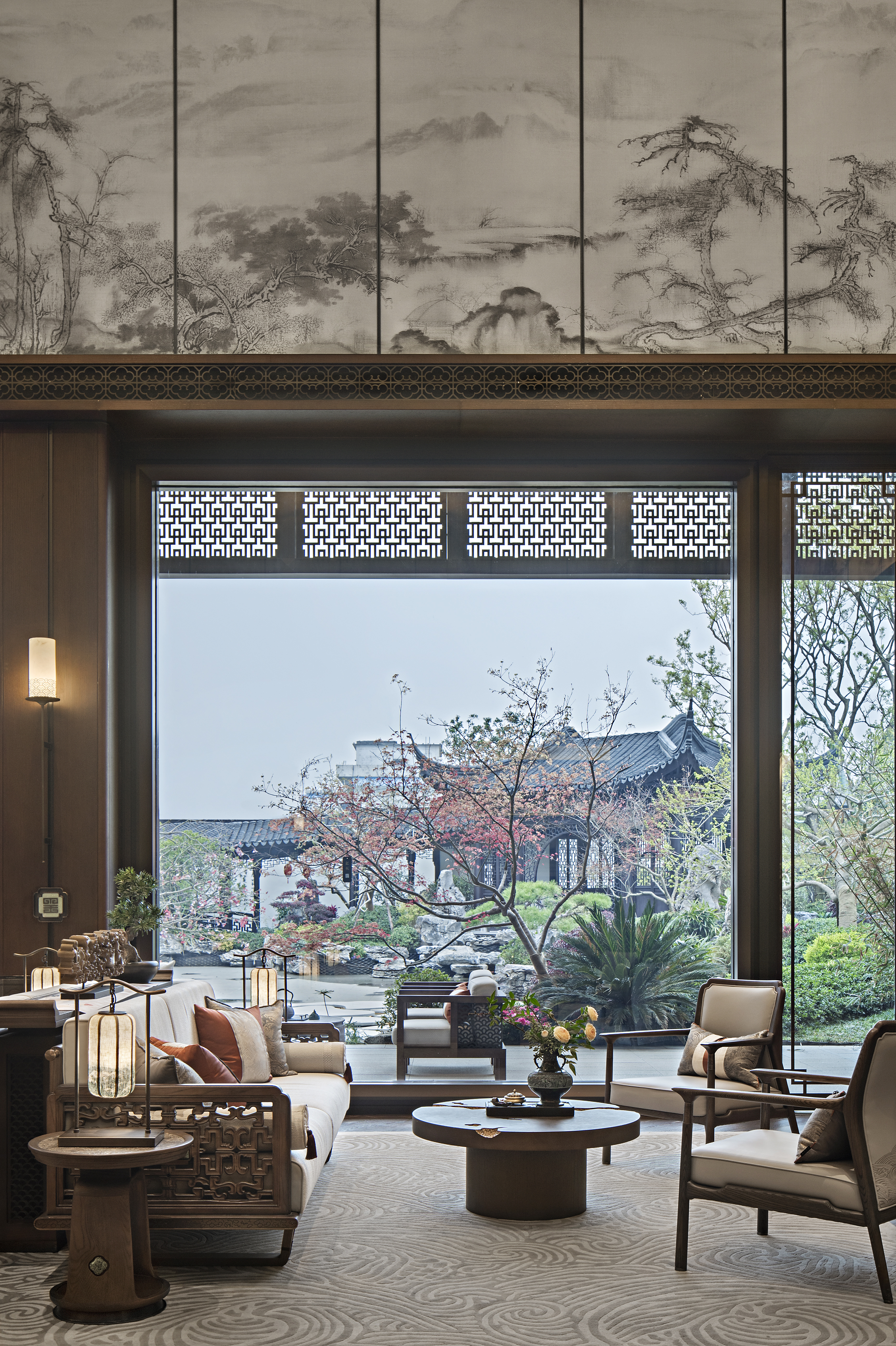 盘石设计 | 600㎡中式设计 一派东方雅意寄情山水之间 -16