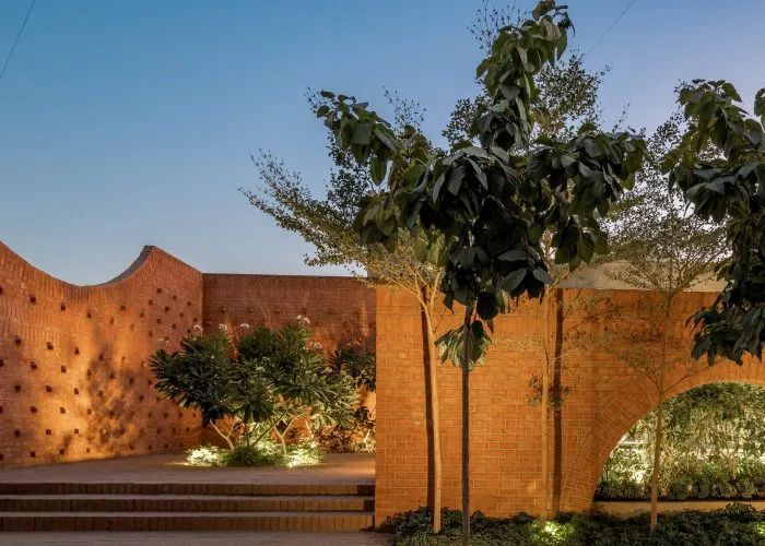 印度多层空间绿色办公室-43