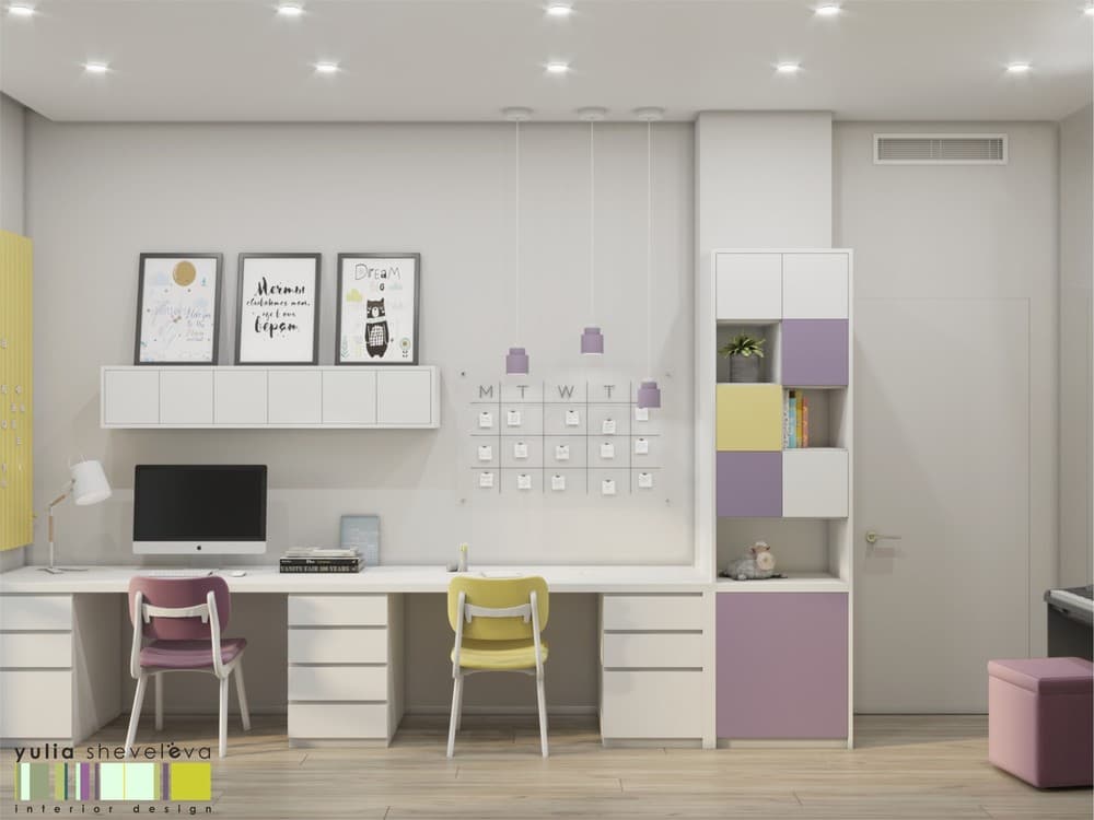 ≡ ➤ Детская комната для двух юных леди — настоящий уют каждому из малышей ⋆ Фабрика мебели «Mamka™» ᐈ Эксперт детского пространства-4