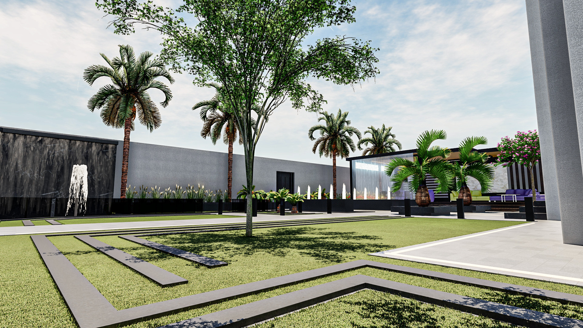 达曼别墅景观设计丨印度达曼-7