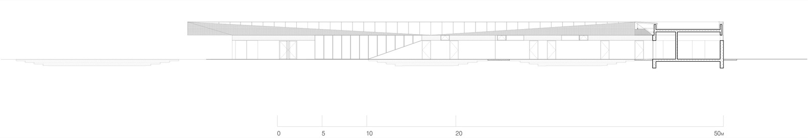 折纸式雕塑感的混凝土体育馆设计丨戈者设计-24