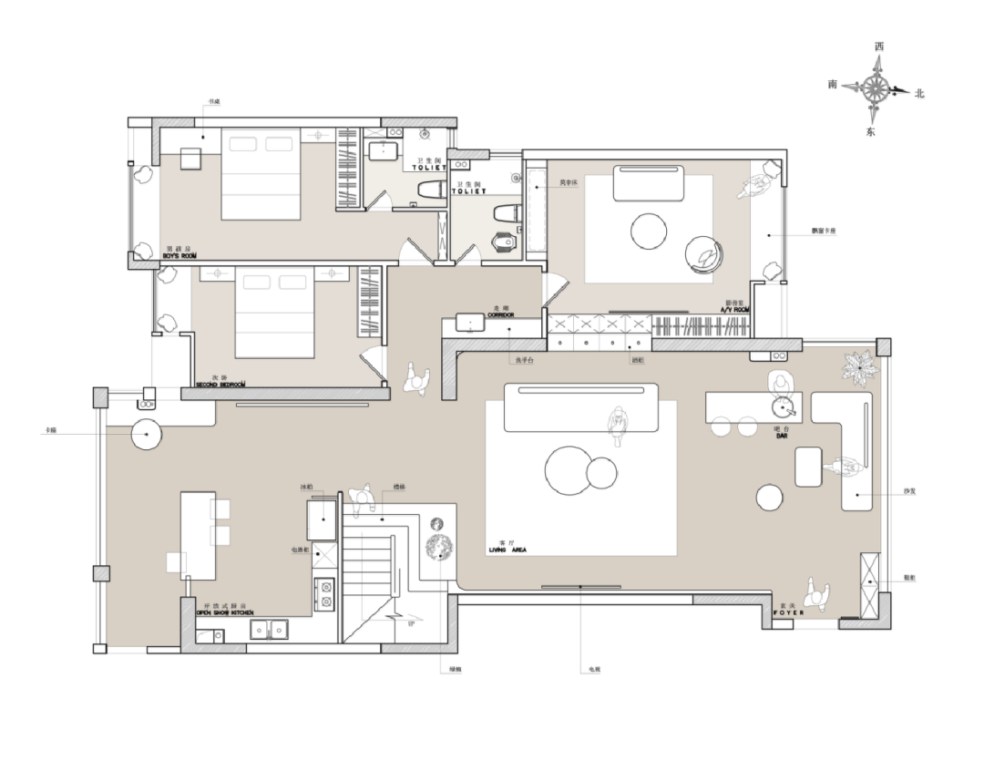 入画 · 揭阳东方首府顶层复式设计丨中国揭阳丨立和建筑设计-51