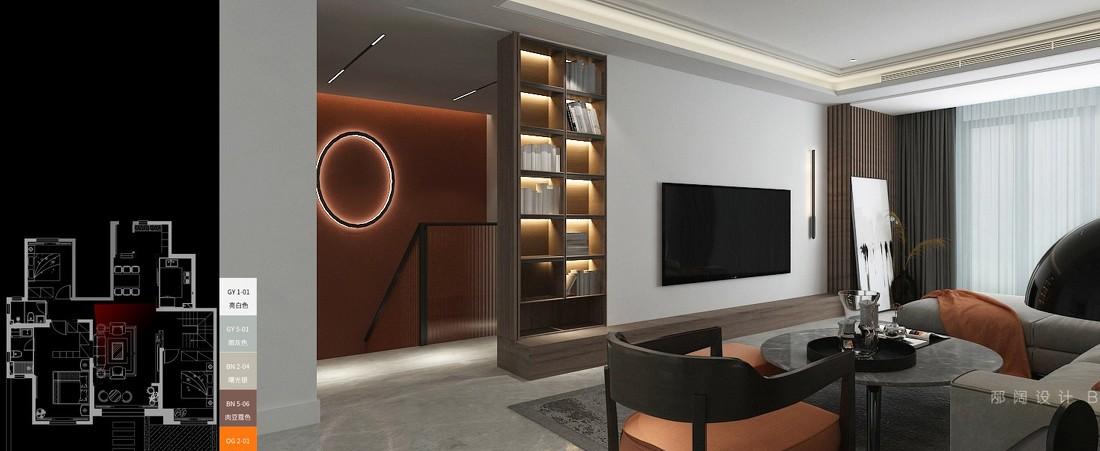 橙色时光——温馨居家空间设计-12