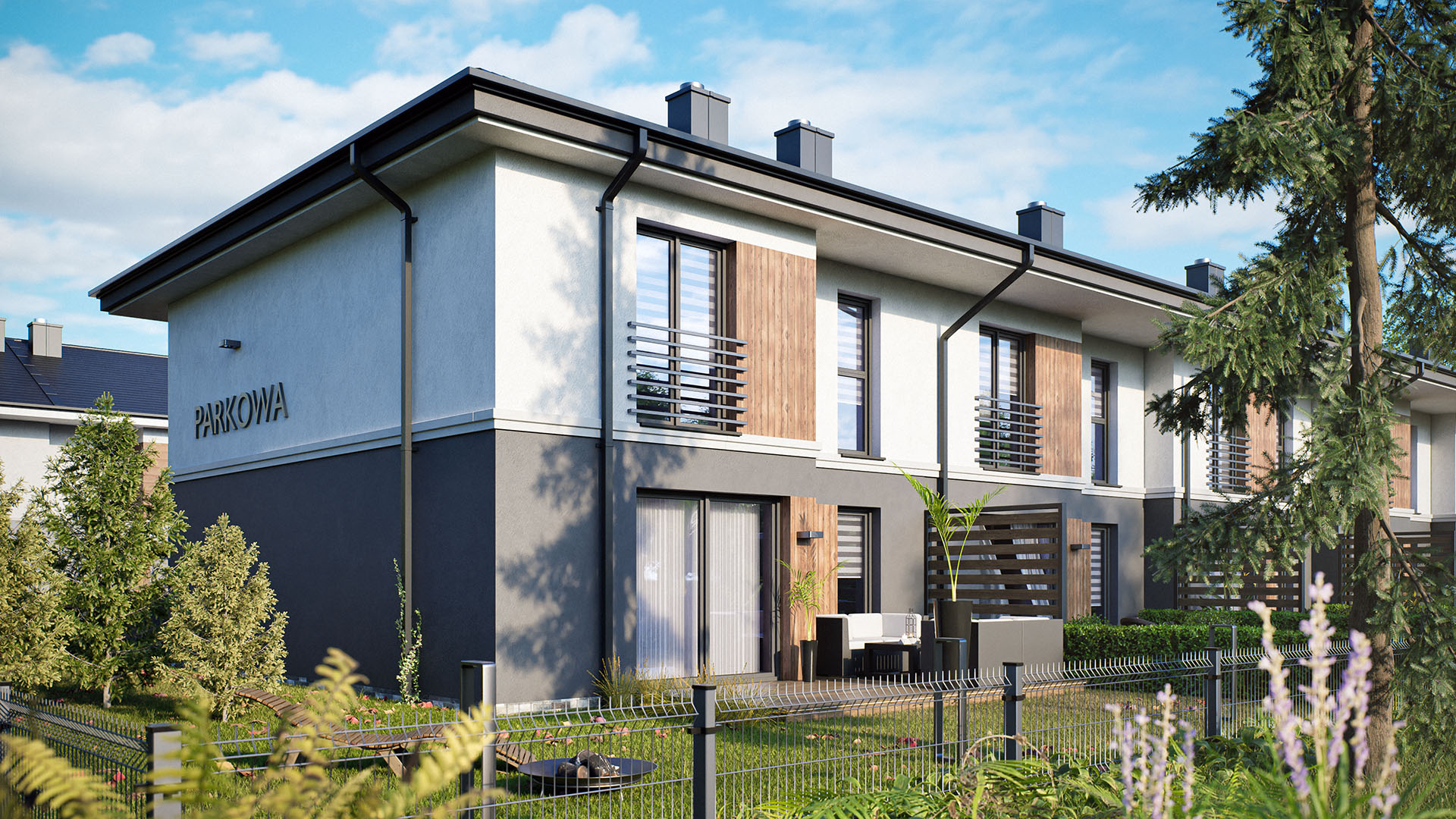 Szeregówka | Wizualizacje Architektoniczne 3D-9