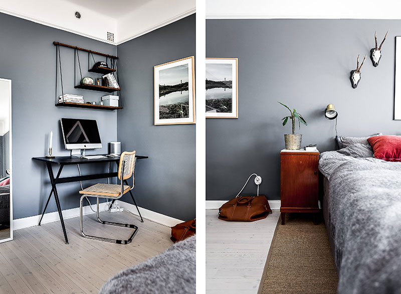 斯堪的纳维亚风情的 salmon 色小公寓-14