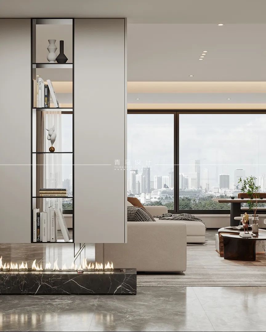 龙湖·景粼天序现代平层设计丨中国西安丨青马别墅设计-10